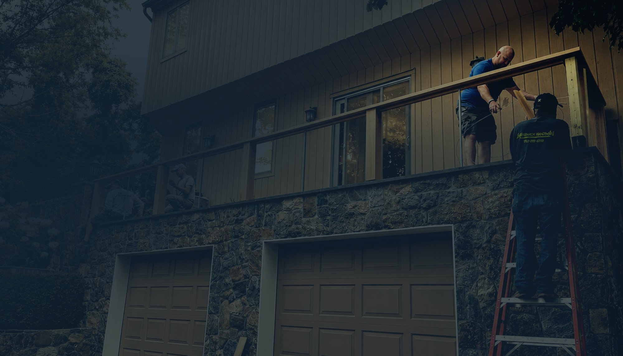 GH Co. team working on a home