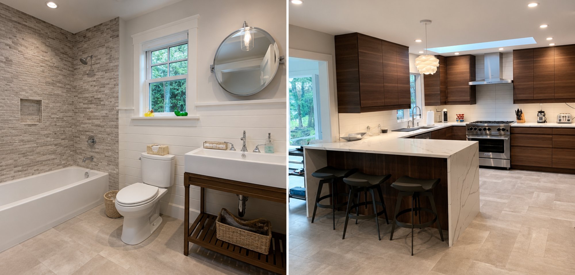 Modern kitchen renovation