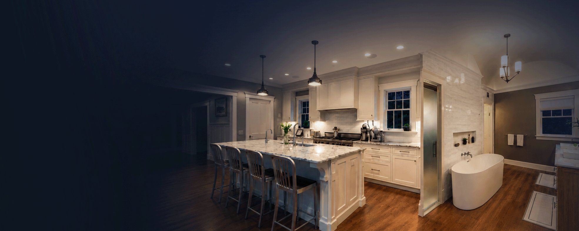 Renovated kitchen and bathroom by GH Kitchen & Bath